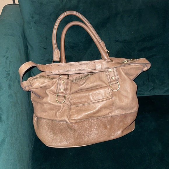J. Crew Handbags - J.Crew Vintage Tobacco Leather Tote Bag